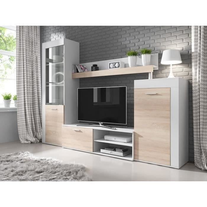 Ensemble Salon Solo 4 Pieces Gris Bois Achat Vente Ensemble Meubles De Salon Ensemble Salon Solo 4 Pieces Bois Blanc Cdiscount