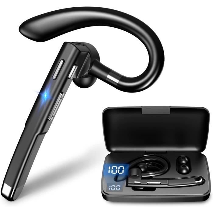 T'nB - Ecouteurs Bluetooth Sans Fil, Jusqu’à 10 Heures D’Ecoute, Semi Intra Auriculaires Avec Contrôle Tactile, Microphone Intégré, Pour Utilisation