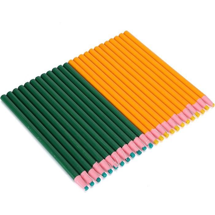 20 Recharges De Stylo à Craie Pour Tailleur - Marquage Textile Couture - Effaçable, Précision