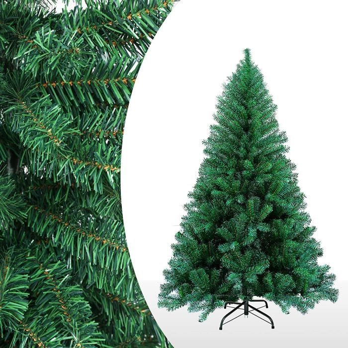 Sapin de Noël Artificiel à Branches Articulées Blanc 180 cm | Leroy Merlin