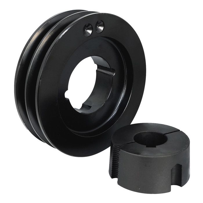 Poulie Courroie Trapézoïdale Type A Double Fente Fonte 72x31x28mm - Pour Outils Électriques Et Moteurs
