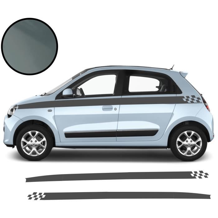 renault twingo bande gris kit autocollant adhesif ref 686 cdiscount auto