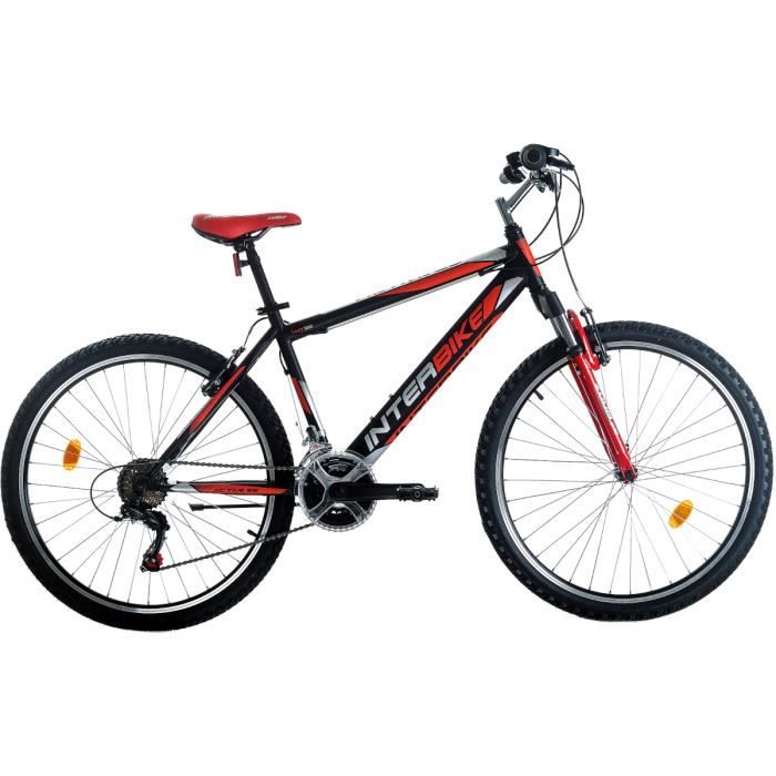 VTT ACTIVE 26 pouces 18 vitesses Cadre en acier noir