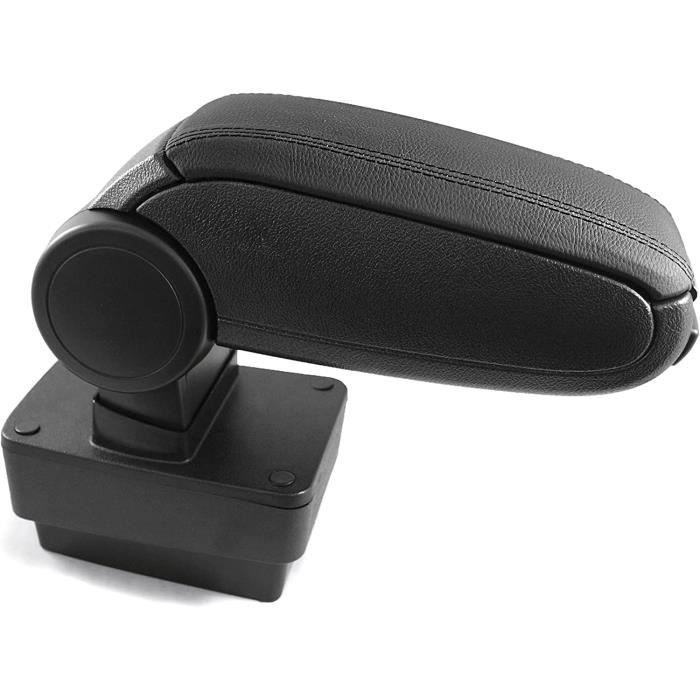 Accoudoir Central Pour Skoda Fabia II (2007+) – Housse Cuir Noir/rouge – Kit De Mise à Niveau – Neuf Sous Emballage