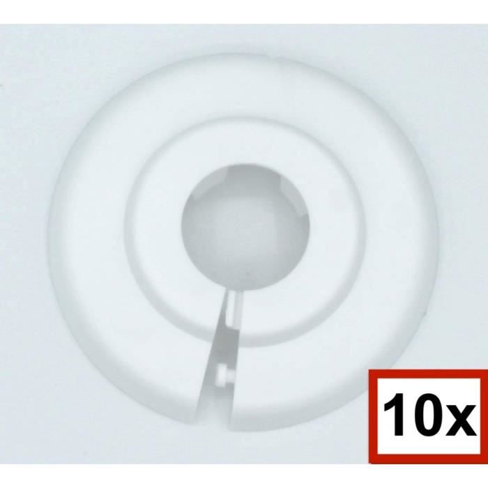 Lot De 10 Rosaces Simples Pour Tuyau De Chauffage, Pour Rosaces De