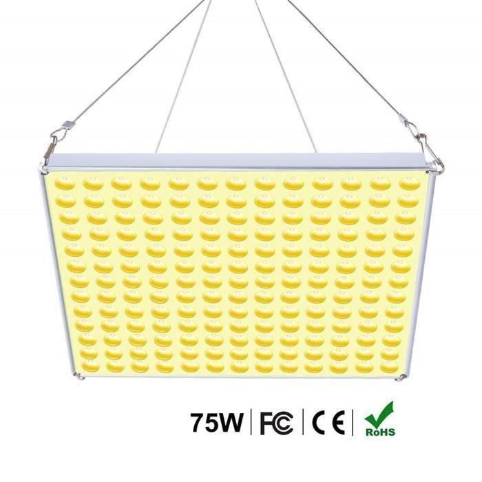 75W 2Lampe Led Horticole Croissance Floraison Plante Culture Indoor Hydroponique
