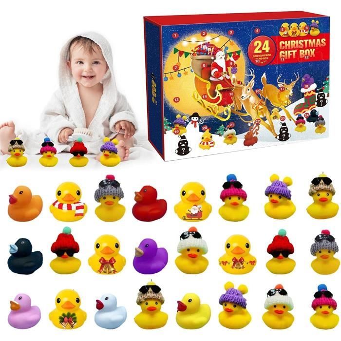 Calendrier De L’Avent Canards En Caoutchouc Lubibi 2024 – 24 Canards + 22 Accessoires Pour Enfants