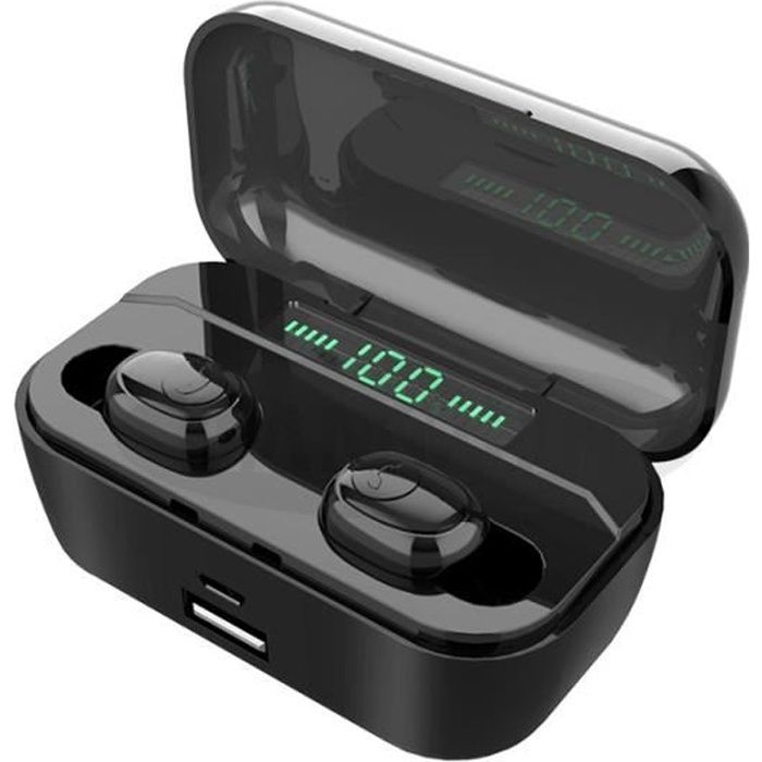 Pour iPhone 11 (6,1) - Écouteurs Bluetooth Sans Fil Mains Libres Avec Micro  Bluetooth+Boîtier de charge-Oreillettes - Cdiscount TV Son Photo