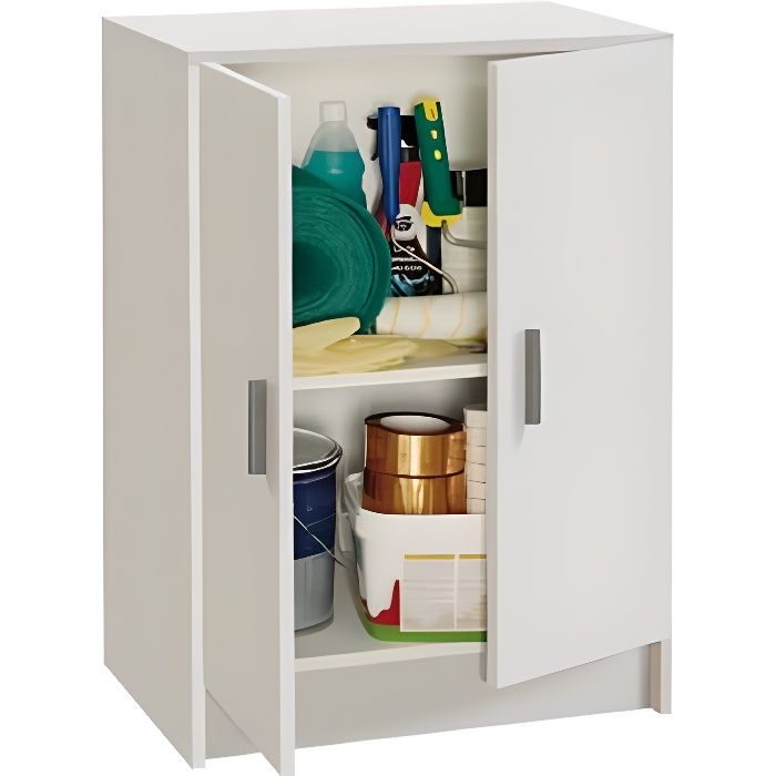 Armoire blanche à usages multiples Cdiscount Maison