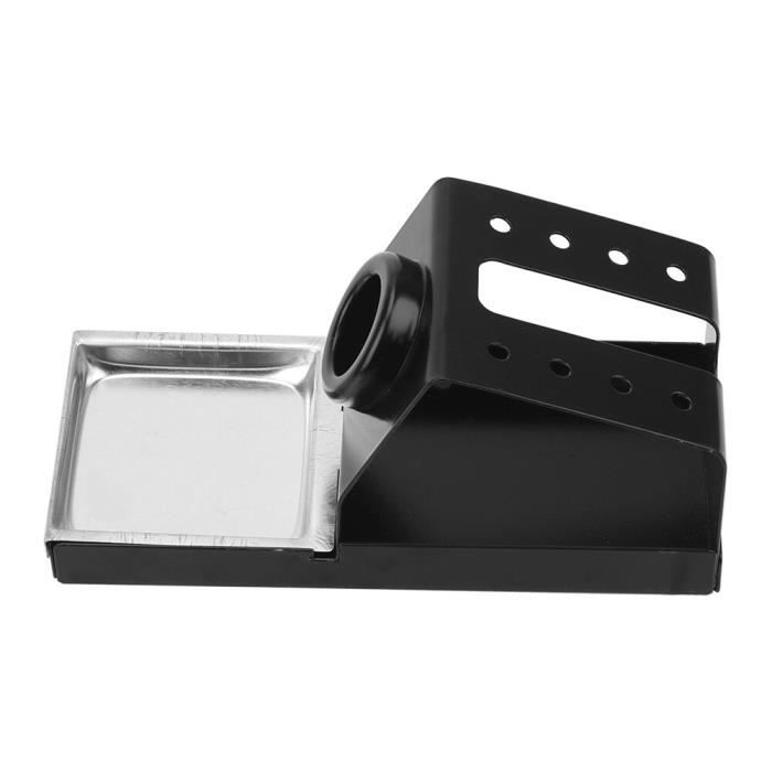 Support Pour Fer à Souder Avec éponge - Base Métal Stable, Pour La Plupart Des Fers Standard - Petit Et Pratique - 2
