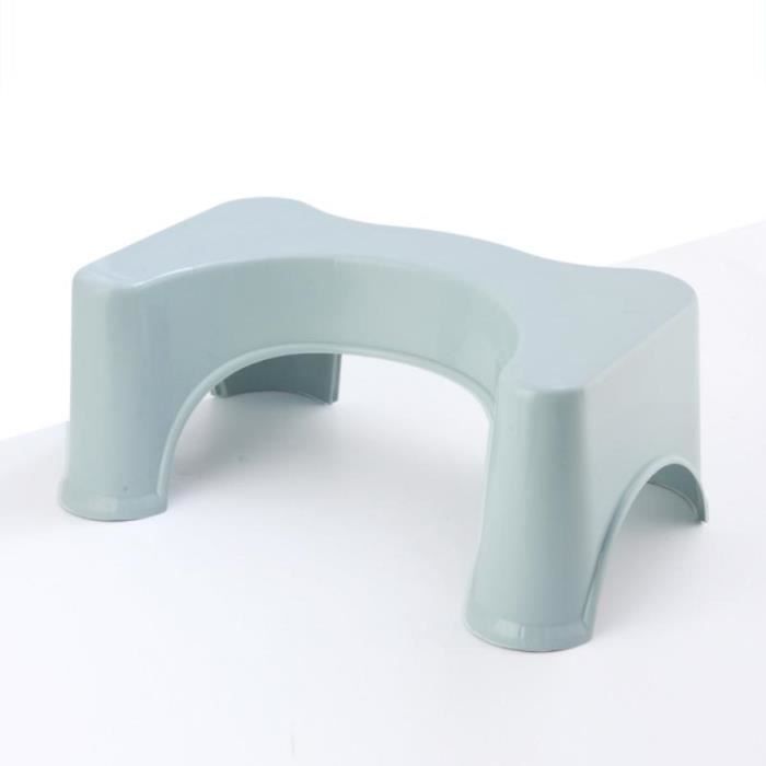 Tauzveok Portable Tabouret De Toilette Étape Repose Tabouret Physiologique Toilettes Repose Pied Antidérapante En Bois Abattant Selle,Blanc