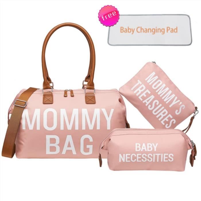 Rose Sac De Voyage Trois Pi ces Pour Maman Sac De Maternit
