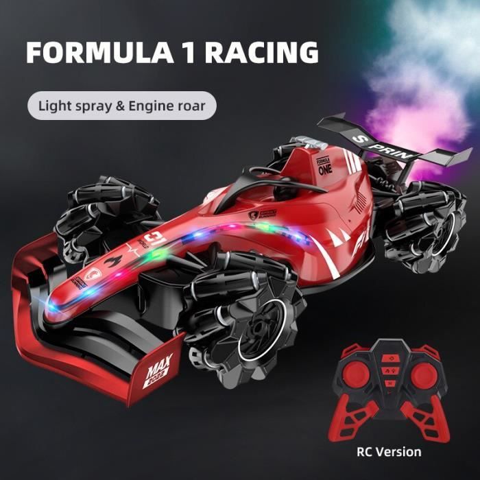 La couleur rouge Voiture F1 pour garçons et adultes, véhicule de course, grande