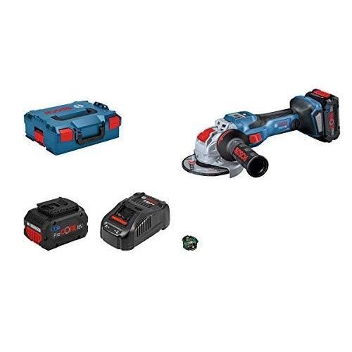 Meuleuse D'Angle Bosch Professional GWX 18V-15 SC - 125mm - X-LOCK - Sans Fil - Livrée Dans L-BOXX