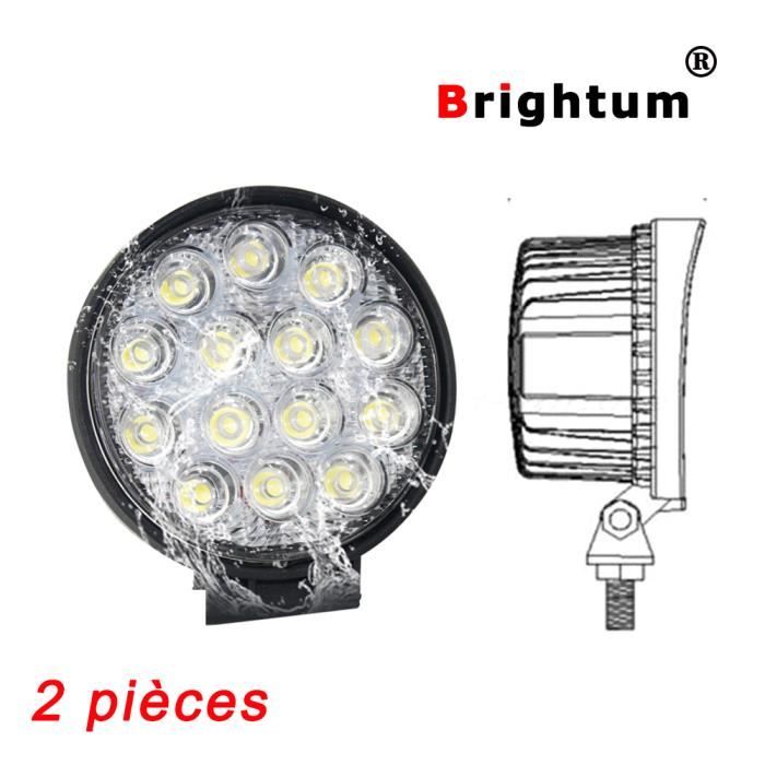 Phare de travail rond LED - 12/24V - 18W