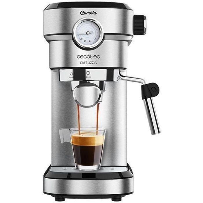Cecotec Machine à café expresso Cafelizzia 890 Rose Pro pour préparer du  café expresso et cappuccinos. Cecotec Machine à café expresso Cecotec