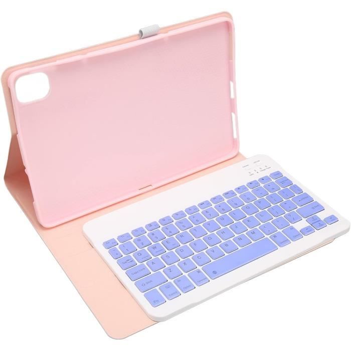 Clavier Bluetooth Amovible Pour Huawei MatePad 11,5" 2025 - Housse De Protection Rose, Multi-angles, Rechargeable - 10