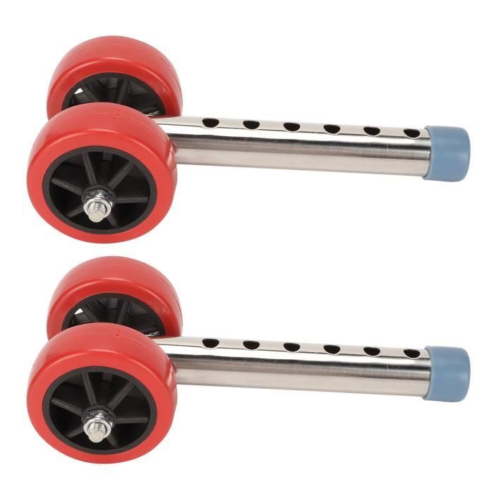 Roues De Transport Pour Bateau Pneumatique CuCummoo - 25cm, Acier Inox, Charge 150kg - Paire