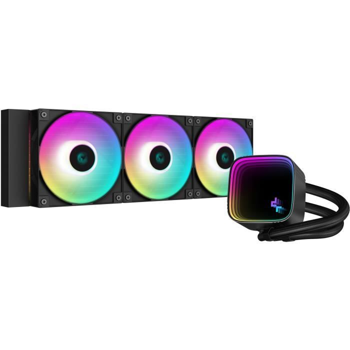 Watercooling AIO – DEEPCOOL LS720 SE – Ventilateurs 3x 120 mm ARGB – Noir