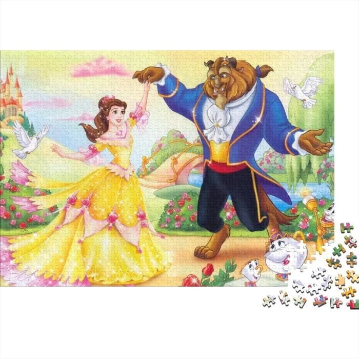 Puzzle Adulte 1000 Pieces La Belle Et La Bête Puzzles Movie Role Puzzle ...