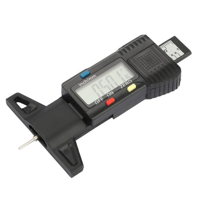 Jauge Profondeur Pneu Numérique GODESON - Écran LCD, Mesure Mm/pouces | Pour Voiture, Moto, Camion