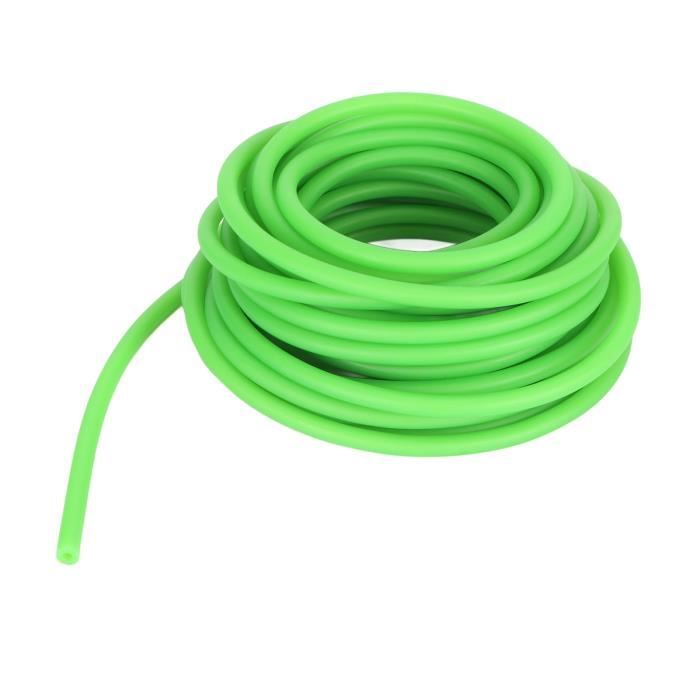 10 Bandes élastiques Pour Fronde - Caoutchouc Jaune-vert 1mm D'épaisseur, 25cm