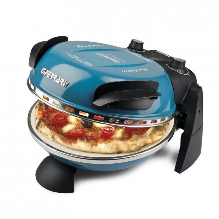 G3Ferrari Delizia - Four à Pizza - 1200W - Acier inoxydable - Rouge et noir - Classe énergétique A