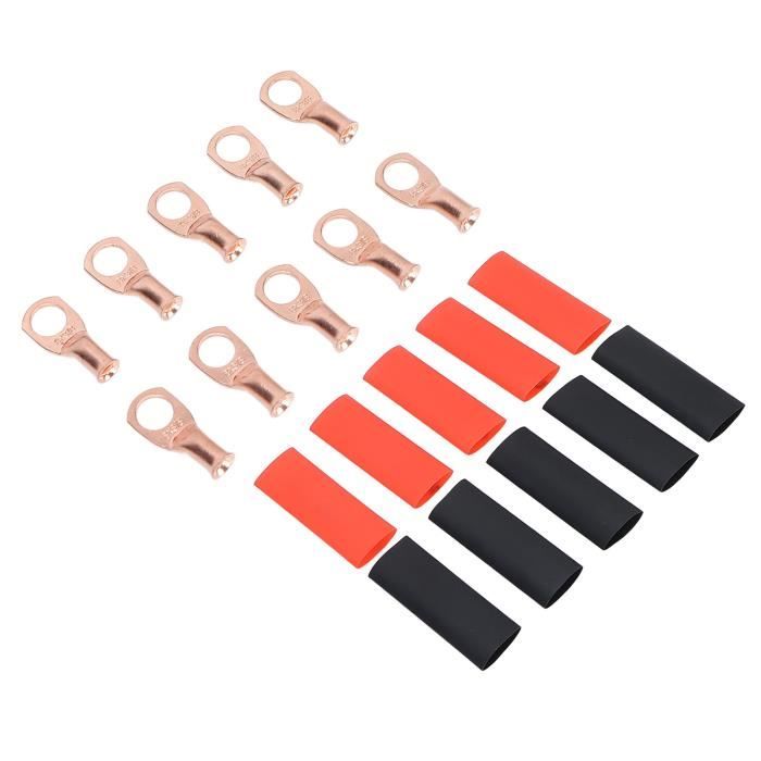 BAURIX® Set de connecteur à souder [120 pièces] - Connecteurs electrique IP67 pour connexions de câbles étanches - Cosse thermorétractable - Connecteur electrique etanche - Cosse soudure