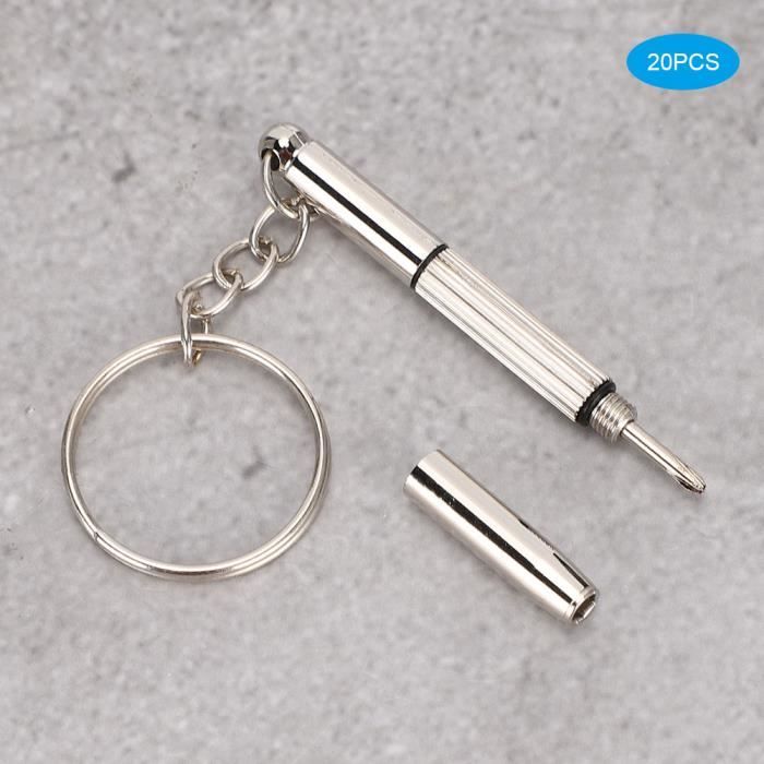 Tournevis pour lunettes - HILILAND - 20 pcs - Réparation de lunettes montres et électronique Tournevis pour lunettes - HILILAND - 20 pcs - Réparation de lunettes montres et électronique