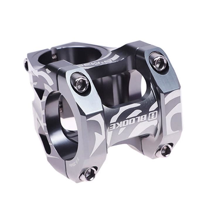Potence Vélo Aluminium Potence Vélo 31.8mm Alliage Aluminium 45mm - Pour VTT Randonnée Noir Or Bleu Rouge Potence Légère 120g