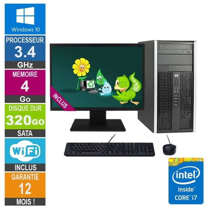 PC  Pro 6300 MT Core i7-3770 3.40GHz 4Go/320Go