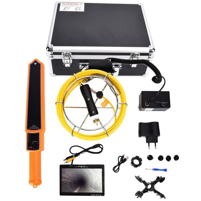 Keenso Caméra d'inspection de canalisation Endoscope de pipeline sous