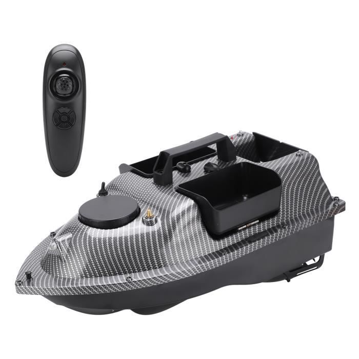 Bateau D’appât De Pêche Radiocommandé 500 M, Capacité 1,5 Kg, LED, Batterie 5200 MAh, 49x27x16 Cm