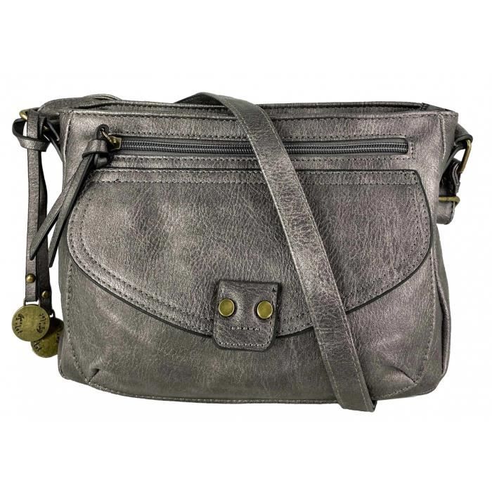 Sac bandouliÃ¨re Krlot BLACK-GOLD - K0289 - Achat / Vente Sac bandouliÃ¨re  - Cdiscount