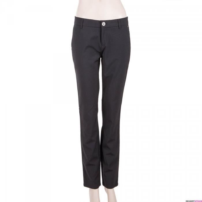 Pantalon En Toile Gris Anthracite Femme Ddp Gris Fonce Cdiscount Pret A Porter