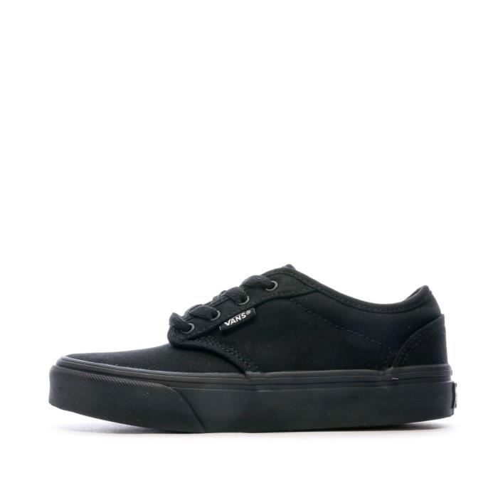 Vans Baskets - VANS - Atwood - Garçon - Lacets - Noir - Semelle Caoutchouc Vulcanisé