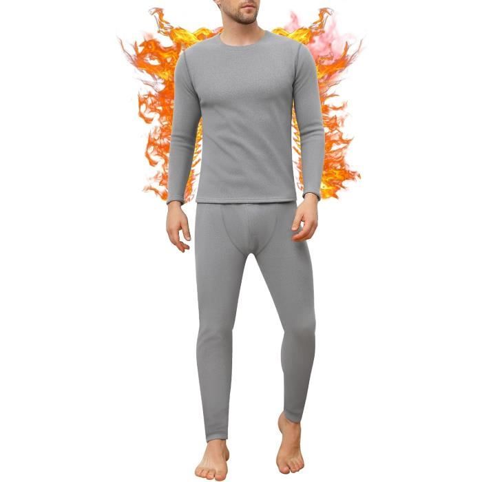 CALE ON Ensemble de sous v tements Thermiques Homme Manches