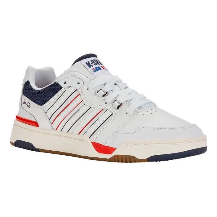 K-Swiss Si-18 Rival Scarpe Da Ginnastica Uomo - Sneaker Ispirata Al Tennis Con Tecnologia Surgelite, Pelle E Suola In Gomma