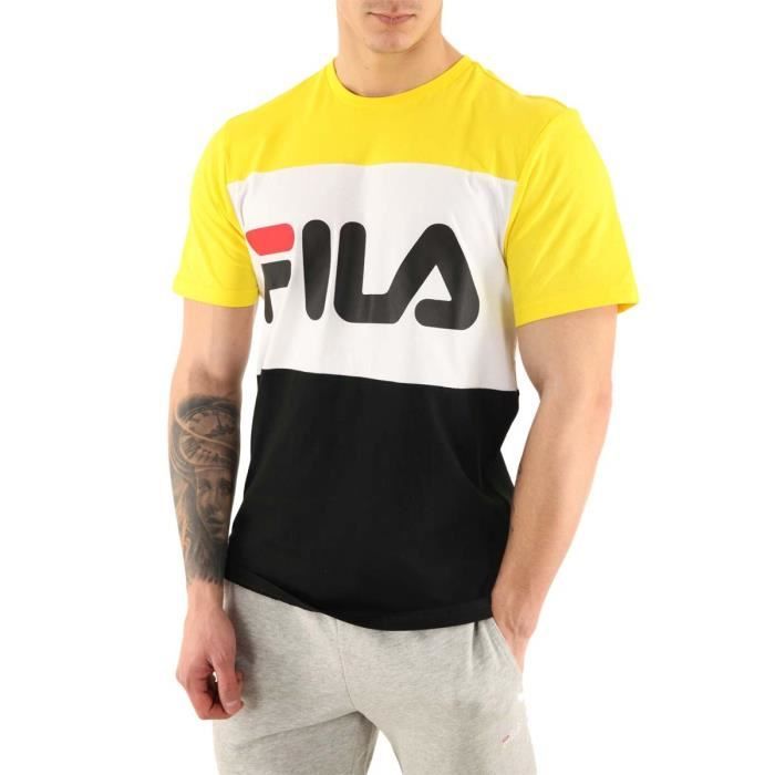 Tee shirt fila jaune Clearance
