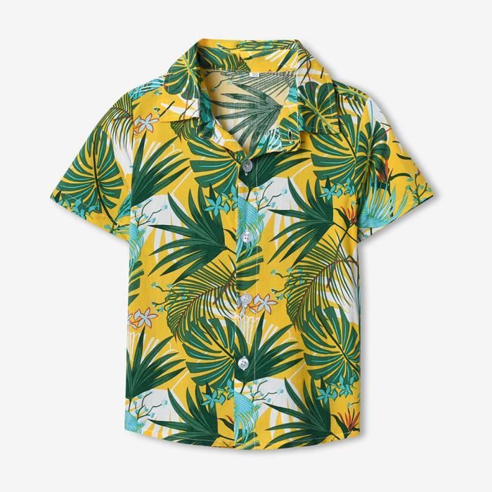 Caribbean Joe Chemise hawaïenne à manches courtes XL pour homme Floral Island Tropical Vacation - France