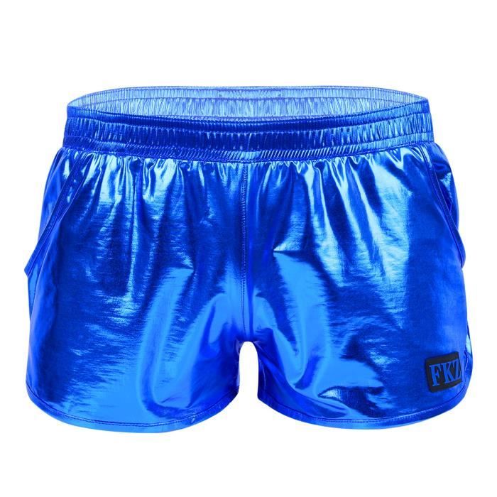 Short de Sport Danse Homme Brillant Jazz Boxer Short Danse Slips