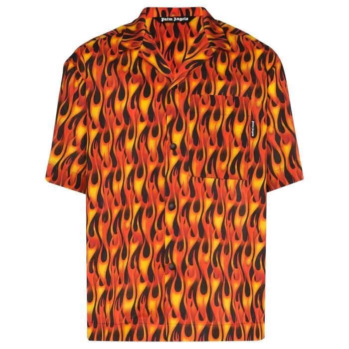 T-shirt Palm Angels Homme Noir – Coton Bio, Coupe Regular, Taille M