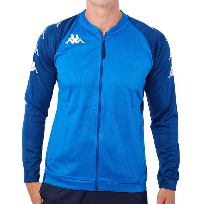 Veste de sport - Kappa - Verone - Manches longues - Respirante - Bleu cobalt Veste de sport - Kappa - Verone - Manches longues - Respirante - Bleu cobalt