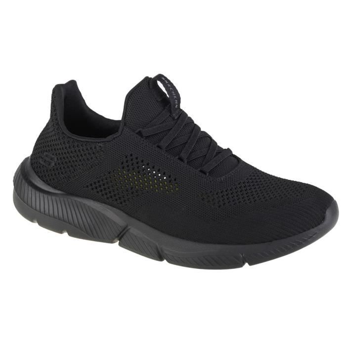 Skechers Chaussures Homme SKECHERS Ingram Brexie en Canvas Noir - Lacets plats