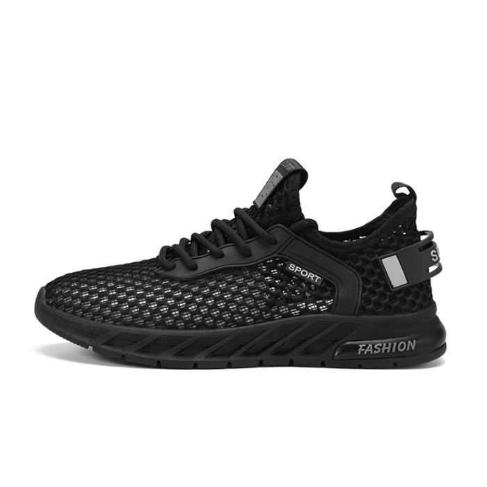 Baskets Homme Fashion Chaussures Sport Sneakers Noir Cdiscount Chaussures