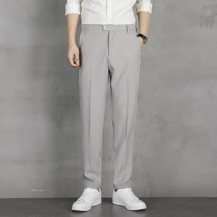 Pantalon homme gris clair outlet