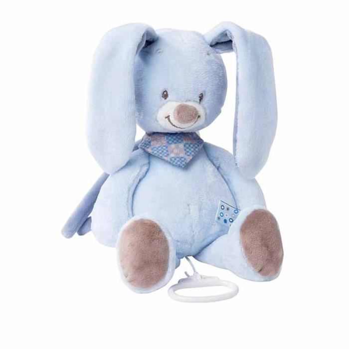 Alex lâne Nattou Peluche Musicale Bébé bleu 20 cm Garçon 