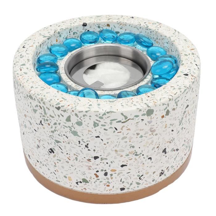 Omabeta foyer à l'éthanol Foyer de table extérieur en marbre, intérieur