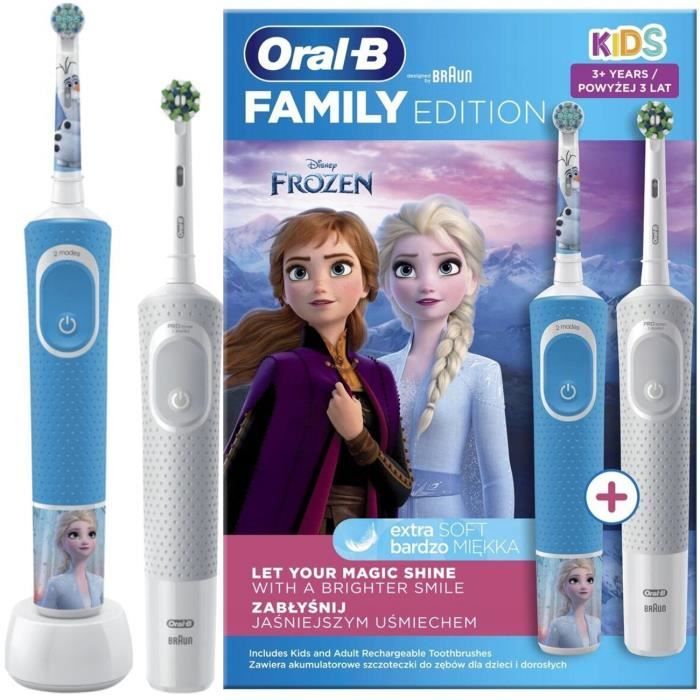 Brosse à dents Oral-B Kids Frozen + Oral-B 100 White