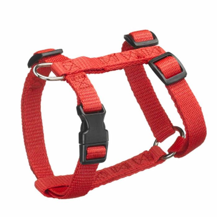 Harnais Réglable Chien Essentiel 50-70cm Rouge Harnais Réglable Chien Essentiel 50-70cm Rouge